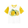 KID’S T-SHIRT - LEMON - Single Jersey (104/110)