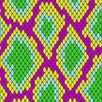 NEON SNAKE'S SKIN PAT. 2