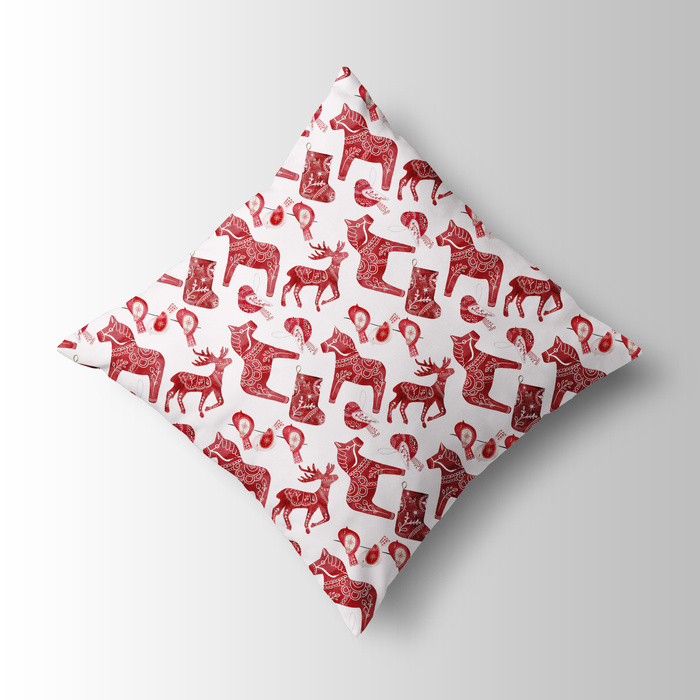 WINTERTIERE m. 3 (NORDIC CHRISTMAS) - Webware für Tischdecken