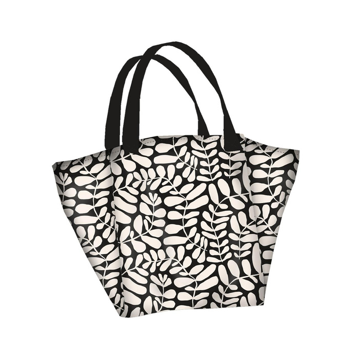 XL Tasche mit Utensilientasche 2 in 1 - LEAVES wz.2 - Nähset