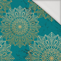 MANDALA wz. 5 / szmaragdowy - Jersey wiskozowy