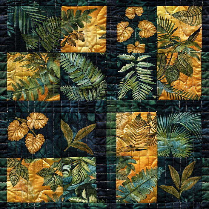 Batik Quilt wz. 5 - lekka dzianina drapana
