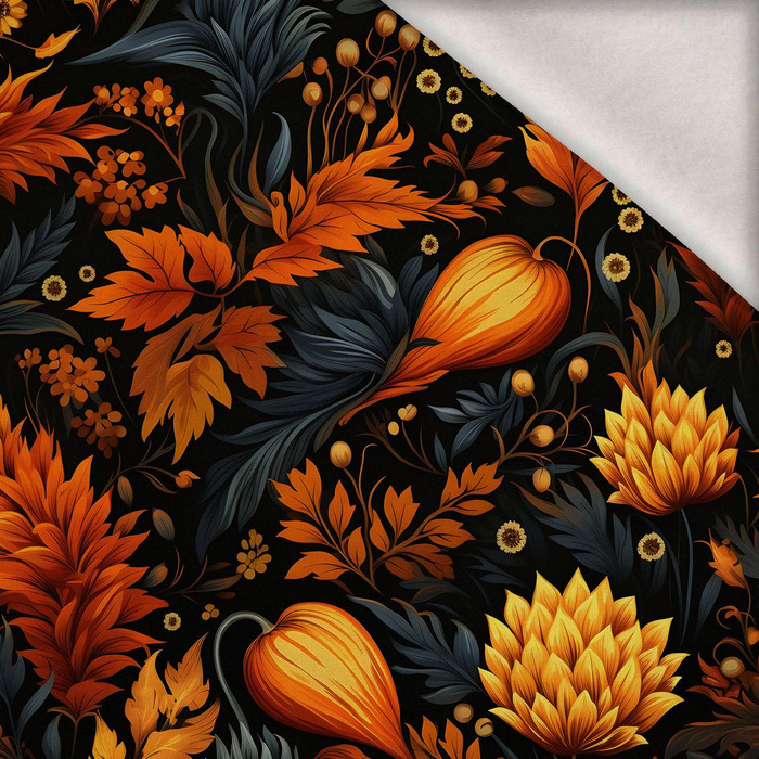 AUTUMN FLOWERS WZ.19 - brushed knitwear with elastane ITY