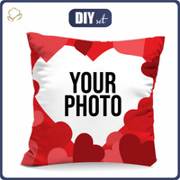 PILLOW 45X45 - WITH OWN PRINT 4 - Panama 220g - sewing set