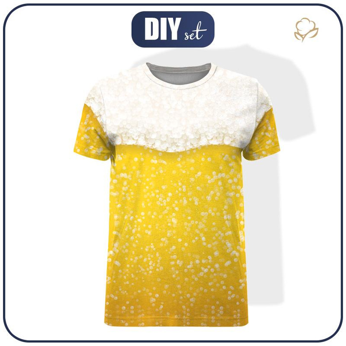 T-SHIRT MĘSKI S - PIWO - single jersey 