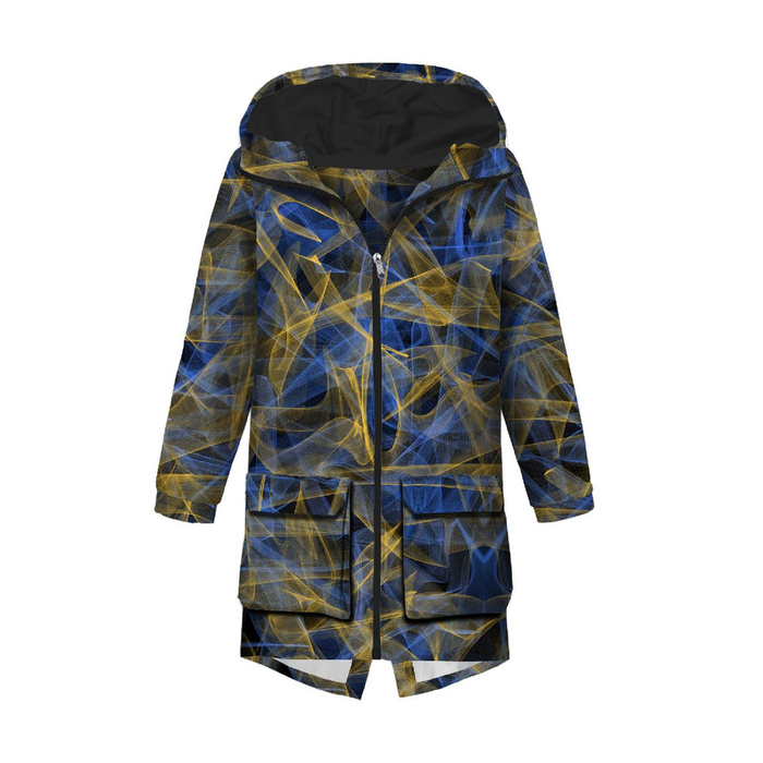 MEN'S PARKA (TOM) - NEON SCRIBBLE pat. 3 - sewing set XXL