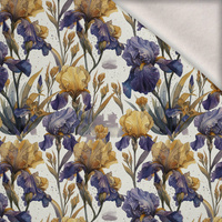 FLOWERS WOLF FAMILY - brushed knitwear with elastane ITY