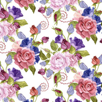 ROSE FLOWERS PAT. 2 (BLOOMING MEADOW)