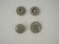 DRUCKKNÖPFE KAM 14mm - HELL GRAU 10 set