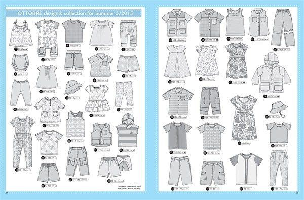 Ottobre Kids 3/2015 + englischsprachige Anweisung