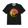 KID’S T-SHIRT - TYRANNOSAUR (TREE) / black - single jersey ITY