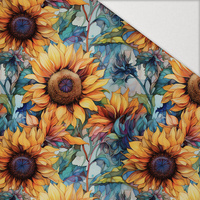 Sunflowers wz. 5 - Hydrophobic brushed knit
