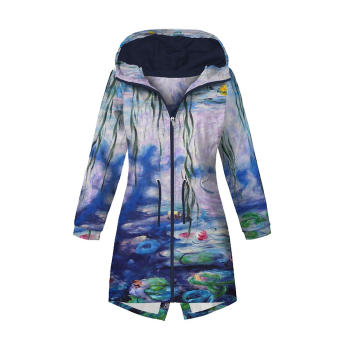 DÁMSKÁ BUNDA PARKA (ANNA) - LEKNÍNY (Claude Monet) - sada šití M