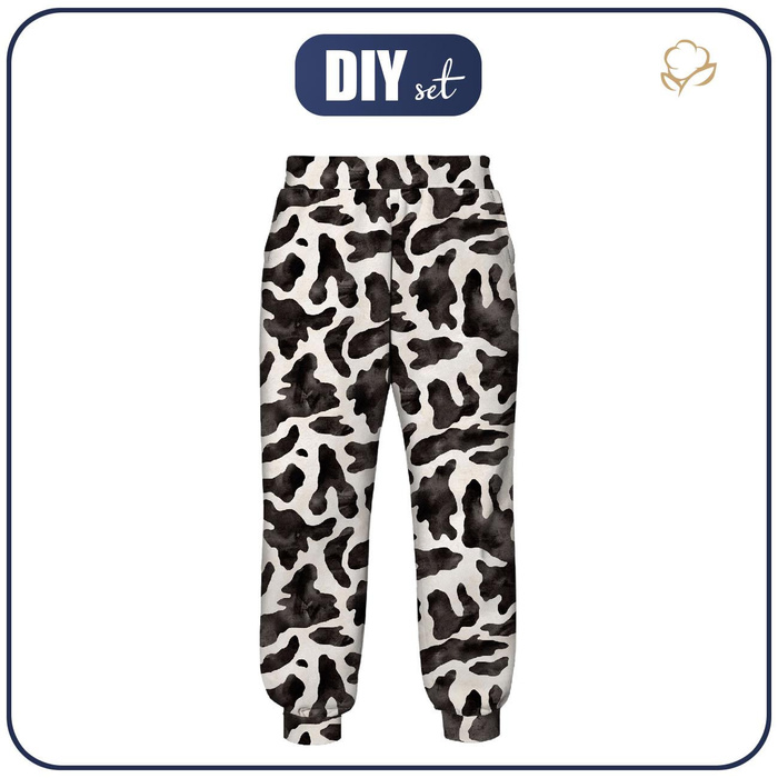 KID'S JOGGERS (ROBIN) - ANIMAL SKIN pat.5 - sewing set (122/128)