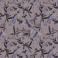 ENCHANTED MEADOW (ENCHANTED NIGHT) - Nylon fabric Pumi
