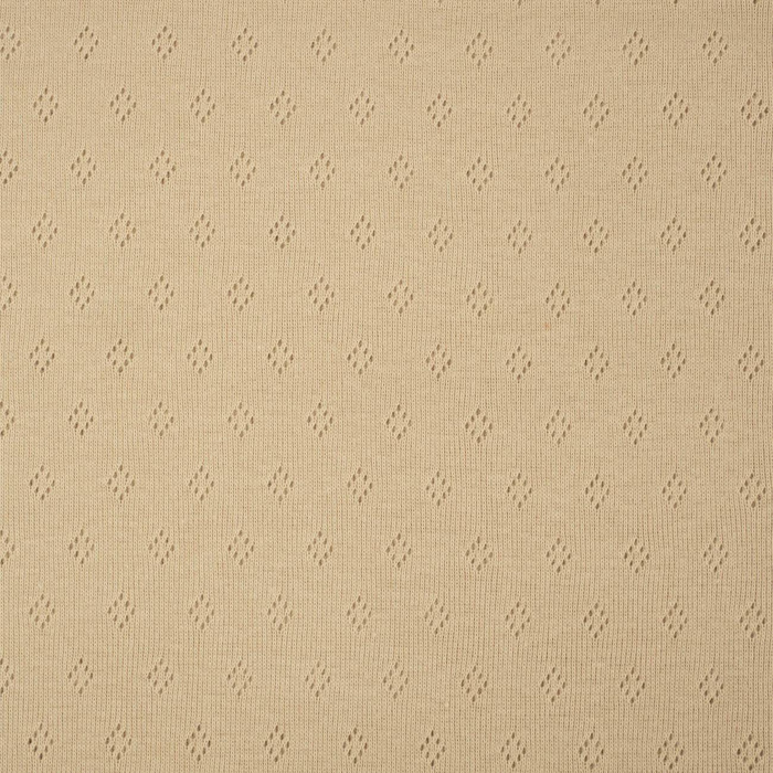 ROMBS / sand - durchbrochenes jersey