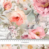VINTAGE FLOWERS PAT. 13- Upholstery velour 