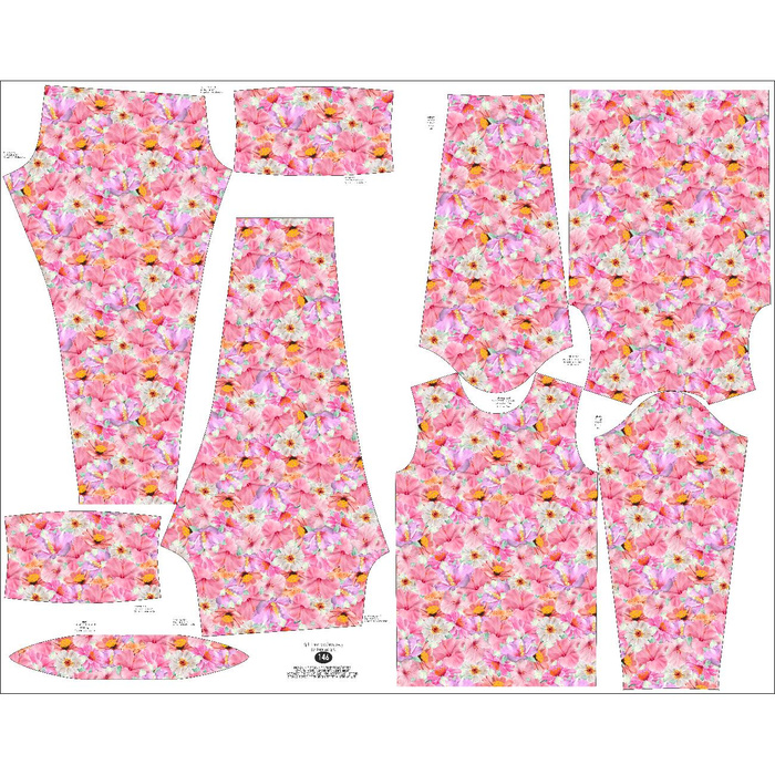 THERMO MÄDCHEN SET (NANCY) - STOCKROSEN - Nähset 116