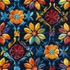 Batik Quilt wz.8 - Hydrofobní česaná teplákovina