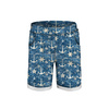 KID`S SHORTS (RIO) - MARINE pat. 4 - looped knit fabric (134/140)