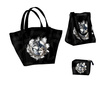 XL Tasche mit Utensilientasche 2 in 1 - CUTE ANIMALS wz.17 - Nähset
