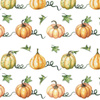 PUMPKINS pat. 6 (PUMPKIN GARDEN) - Cotton woven fabric