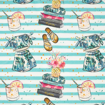 SUMMER FASHION / STRIPES - Waterproof woven fabric