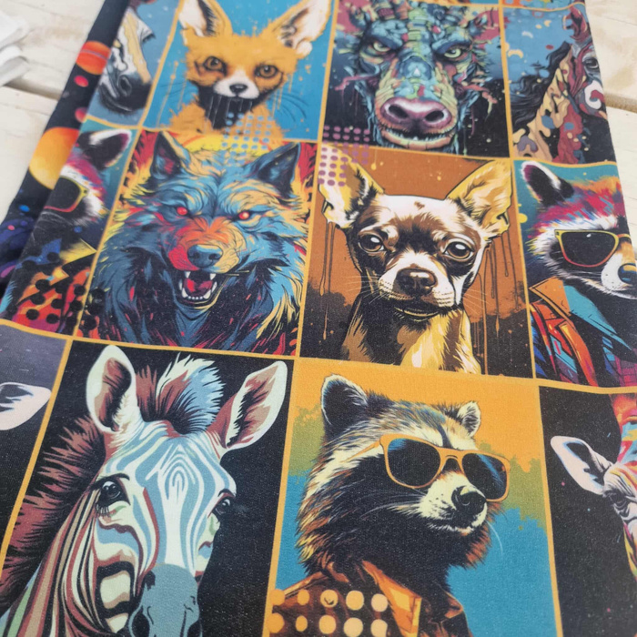 Fabric bundle PAT. 1 - looped knit fabric