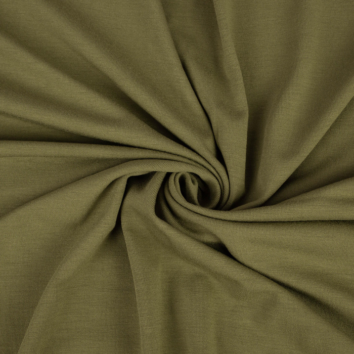 Viskose jersey 210g - OLIVE (WD-27)