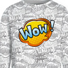 Longsleeve - KOMIKS / wow - single jersey (98/104)