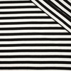 Viskose Jersey - STREIFEN WEIß / SCHWARZ 1,0cm x 1,0cm