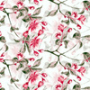 APPLE BLOSSOM pat. 1 (pink) - Cotton muslin