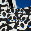 PANDAS / classic blue - schnelltrocknende Webware