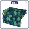 ANIMAL BED - MONSTERA 2.0 / navy - sewing set - L