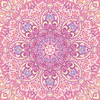COLORFUL MANDALA pat. 2- Upholstery velour 