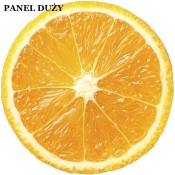 POMARAŃCZA - duży panel na spódnicę z koła