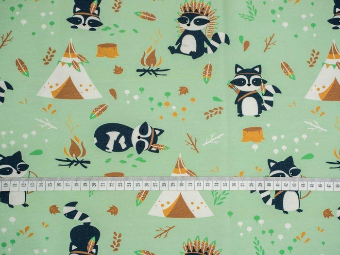 WASCHBÄREN Muster 1 / Tipi -  Sommersweat