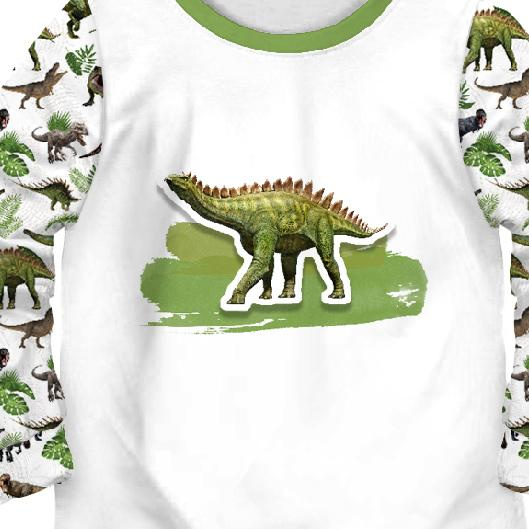 KINDERPYJAMAS "MIKI" - DINO PFLANZEN - Nähset