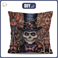 POLŠTÁŘ 45x45 - SKELETON - Potahový velur - Sada šití