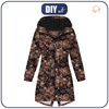 DAMENPARKA (ANNA) - FLOWERS WZ.10/ Mocha Mousse - Softshell M