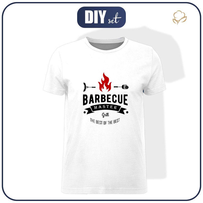 T-SHIRT MĘSKI - BARBECUE MASTER - single jersey L