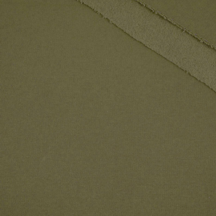 D-13 OLIVE GREEN - thick brushed sweatshirt D300