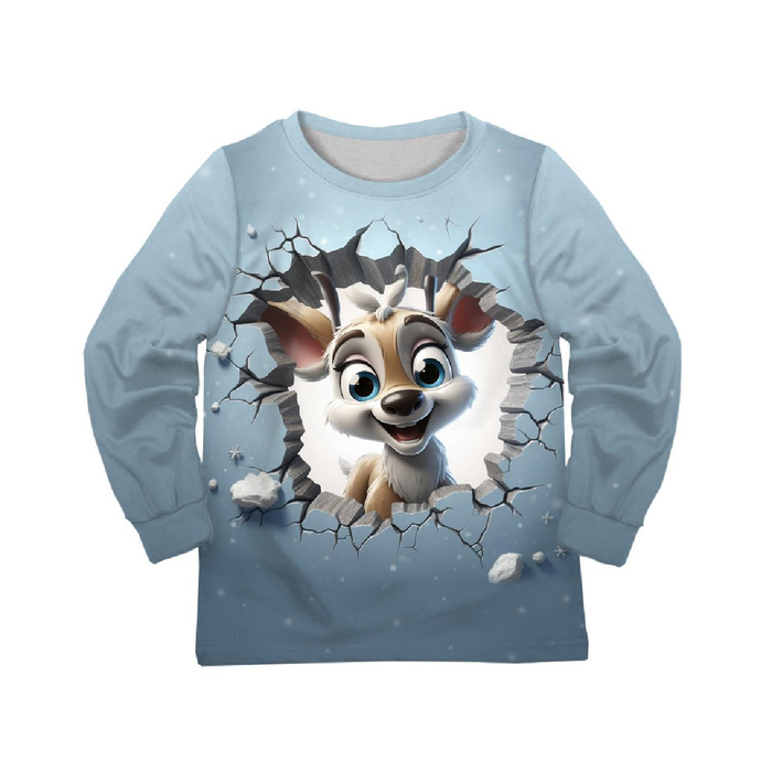 KINDERPYJAMAS "MIKI" - HAPPY DEER - Nähset (98/104)