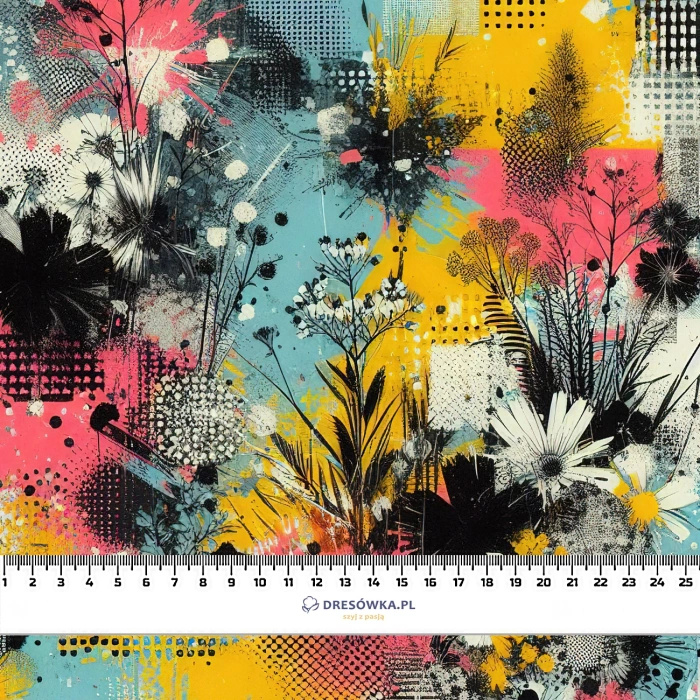 FLORAL REVERIE WZ. 9 - Minky-Plüsch