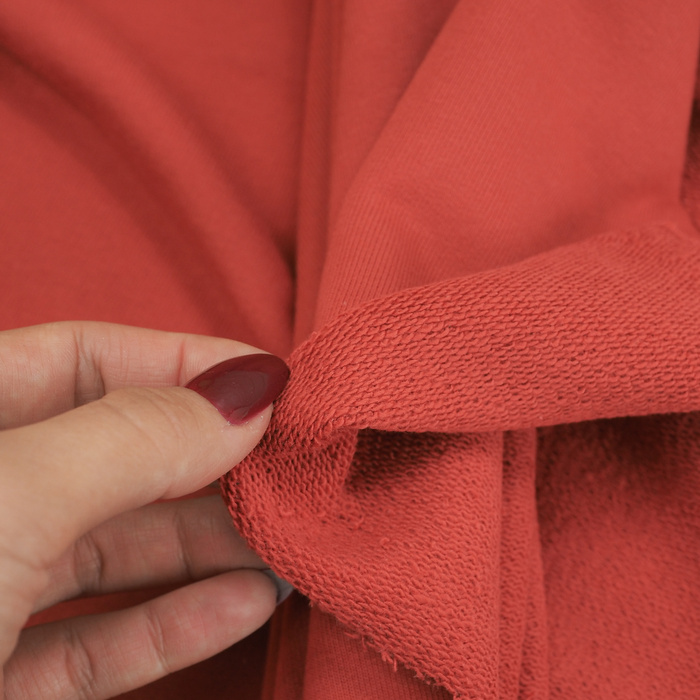 Thick looped knit 290g - BRICK (D-248)