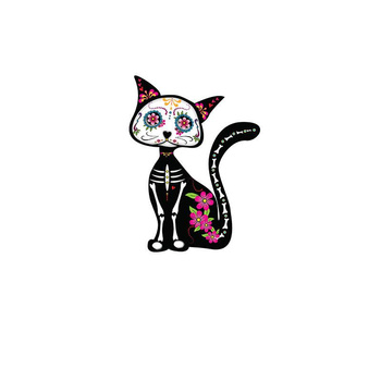 CAT FRIDA (DIA DE LOS MUERTOS) - panel 50cm x 60cm