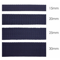 Webbing tape - navy / Choice of sizes