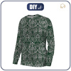 BASIC DAMEN SWEATSHIRT (HANA) - ZAUBER DAMASCO m. 1 (ZAUBERSCHULE) / grau - Sommersweat - XXL