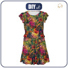 KLEID "EMMA" - NEON JUNGLE WZ. 6 - Viskosejersey mit Elasthan