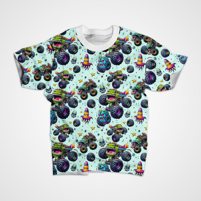 MONSTER TRUCK PAT. 3 - Hydrophobic brushed knit